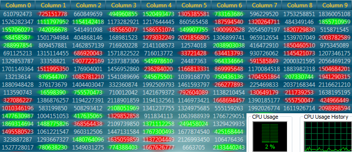 Wpf GridControl performance