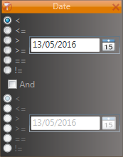 Wpf GridControl DateMultiFilter